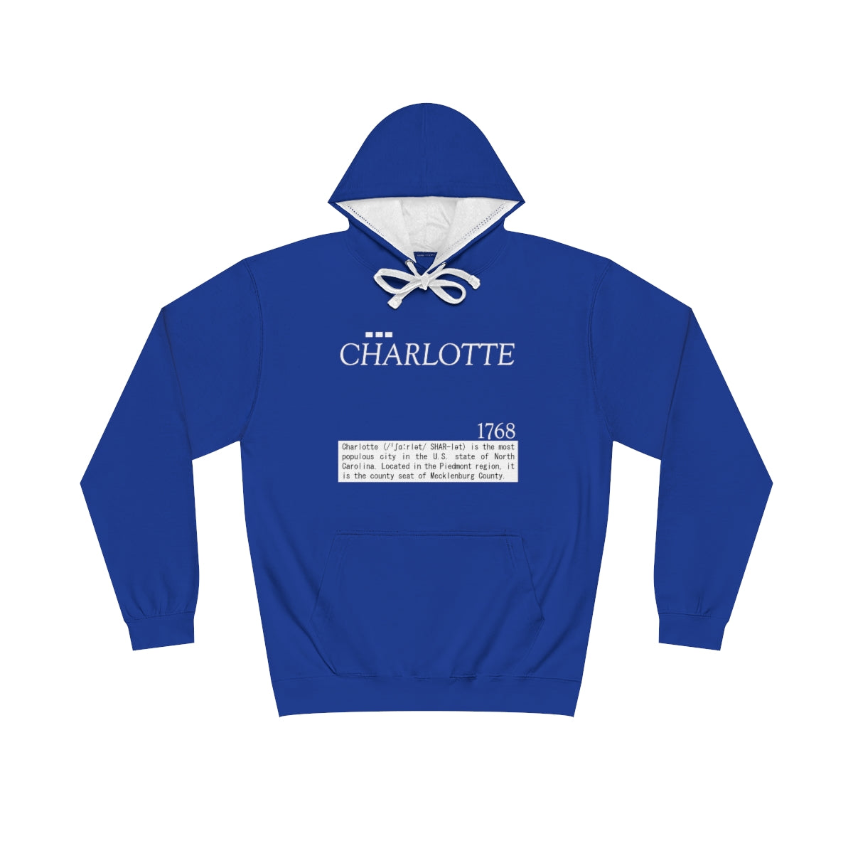 CHARLOTTE defined hoodie