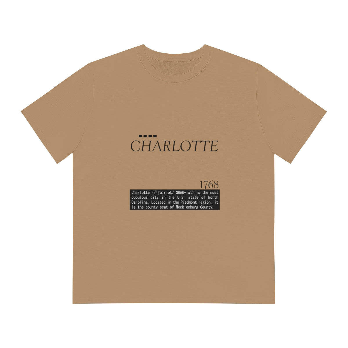 CHARLOTTE defined tee