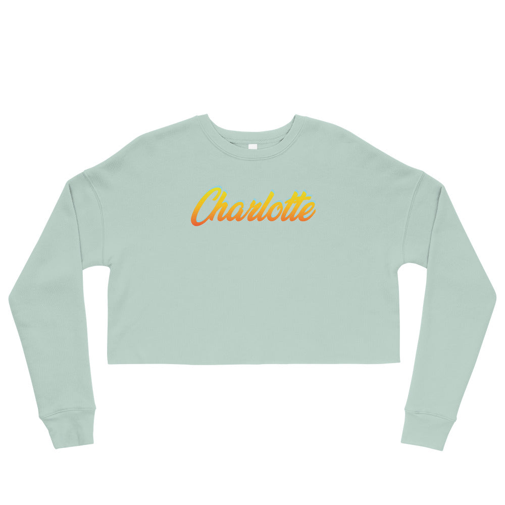 Charlotte Gradient Crop Sweatshirt