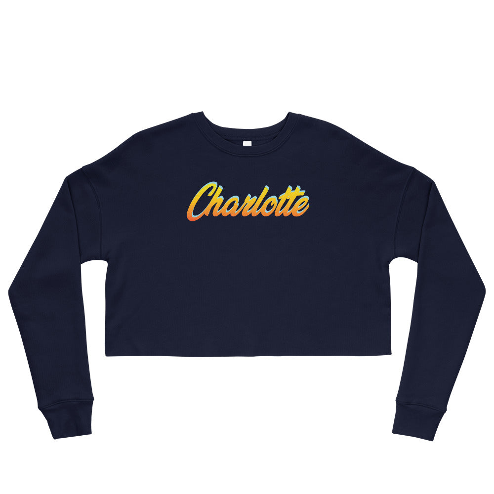 Charlotte Gradient Crop Sweatshirt