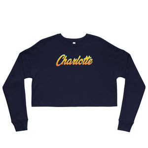 Charlotte Gradient Crop Sweatshirt